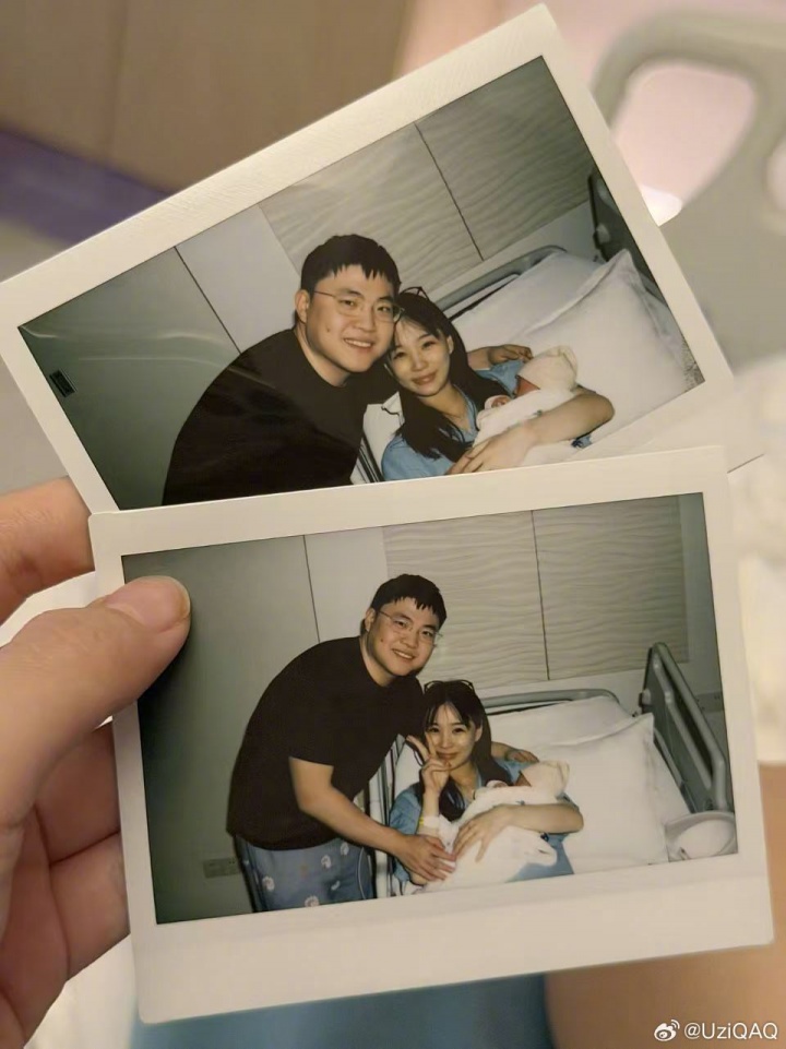 儿女双全人生圆满!Uzi分享喜讯:妻子奥咪咪二胎诞下一女